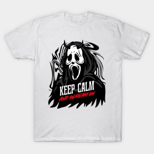 Keep Calm and Scream On T-Shirt